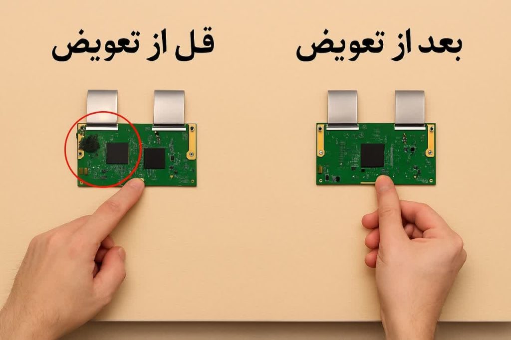 تعمیر برد تیکان