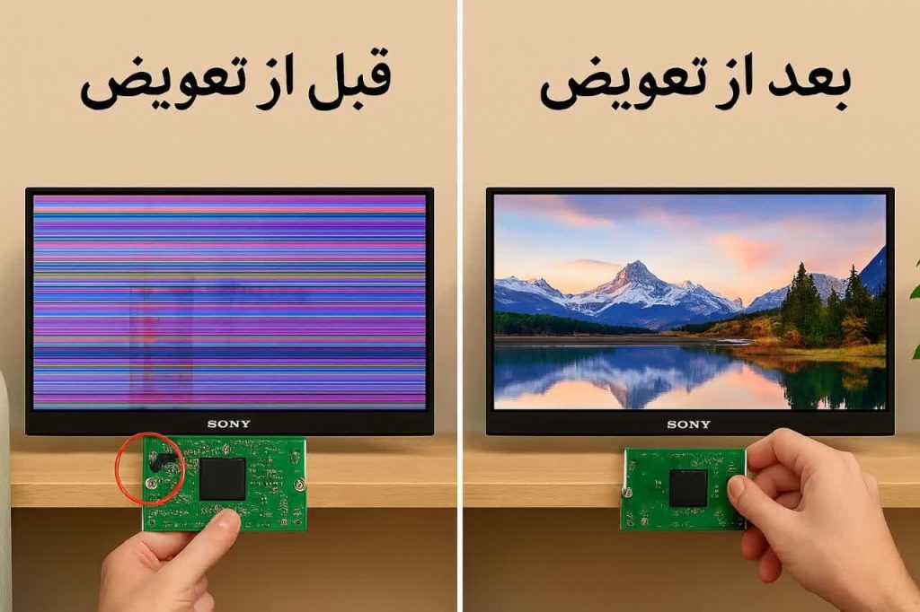 تعویض برد تیکان
